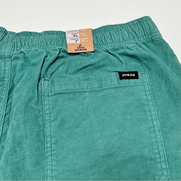 prAna Canyon Camp 7" Shorts Men’s Size XL Organic Cotton Cove Corduroy - Picture 8 of 10